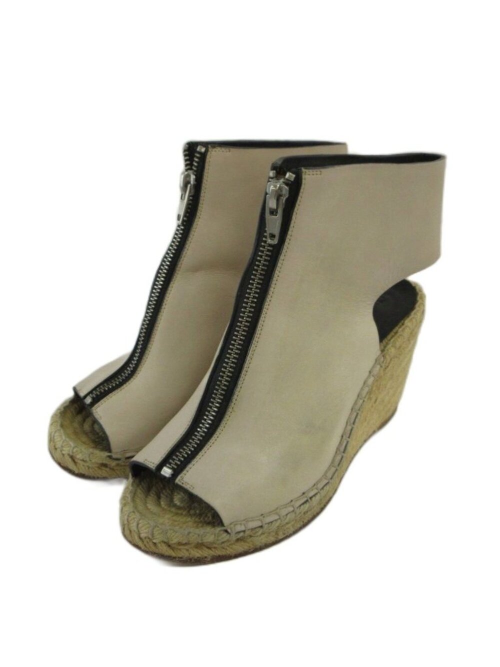 Celine Phoebe Philo Era Center Zip Espadrilles Wedge Sole Sandals Boots Booties